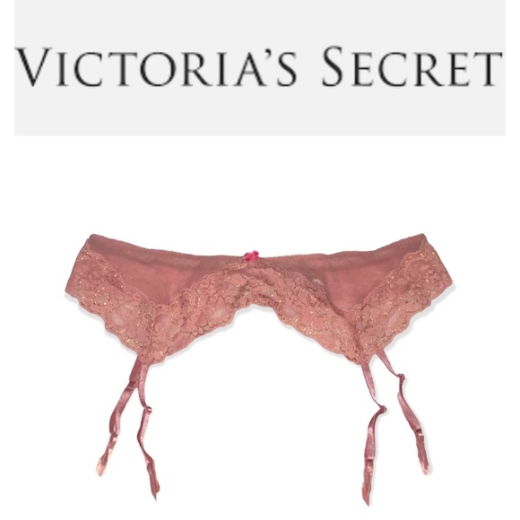 Victoria's Secret Other - NEW! Victoria’s Secret Dream Angels Garter Belt - XS/S - Lace with Gold Trim